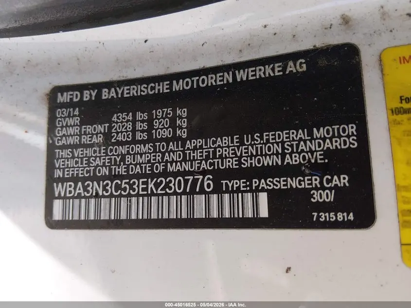 2014 BMW 428I  