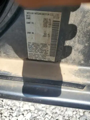 2020 NISSAN ALTIMA S  