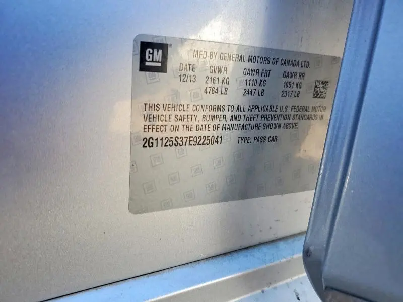 2014 CHEVROLET IMPALA LT  