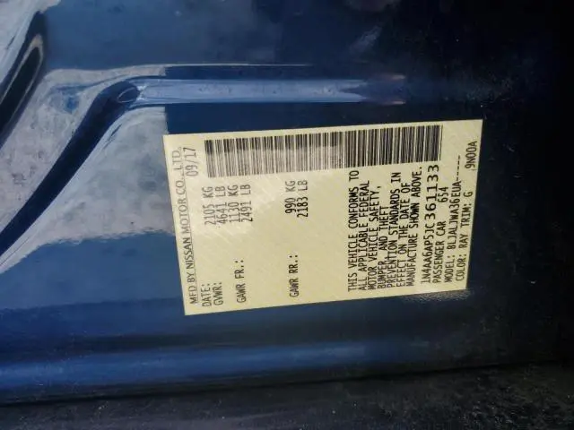 2018 NISSAN MAXIMA 3.5S  