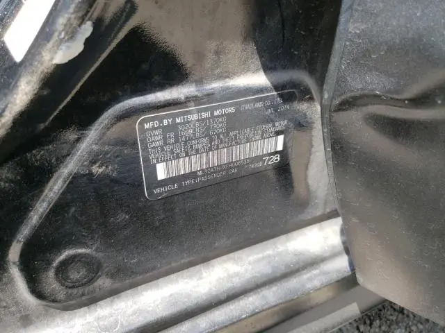 2015 MITSUBISHI MIRAGE DE  