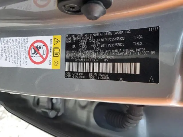 2017 LEXUS RX 350 BASE  