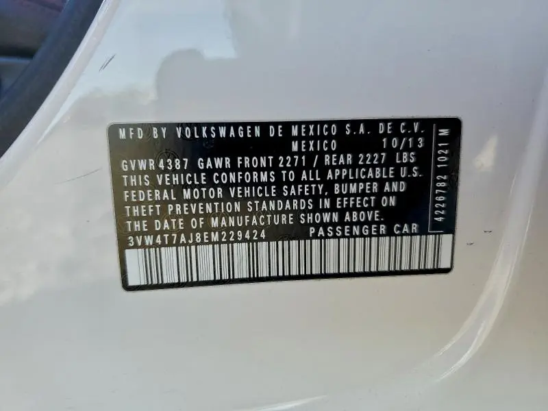 2014 VOLKSWAGEN JETTA GLI  