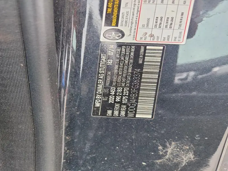 2015 MERCEDES-BENZ C 250  