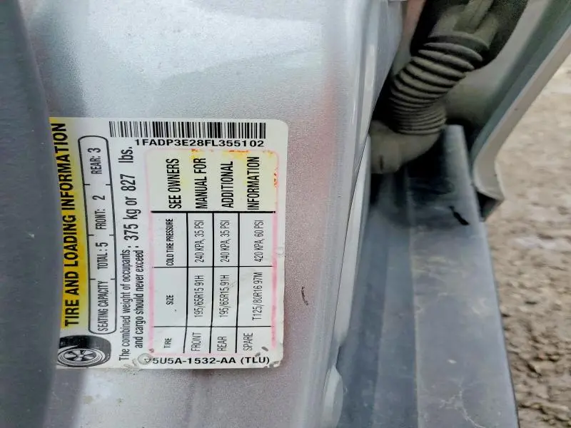 2015 FORD FOCUS S  