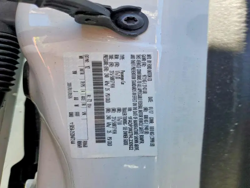 2017 FORD FOCUS SEL  
