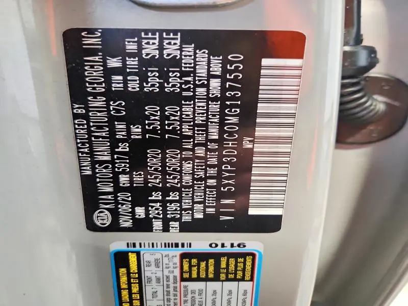 2021 KIA TELLURIDE EX  