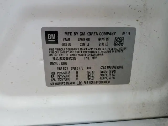 2016 BUICK ENCORE CONVENIENCE  