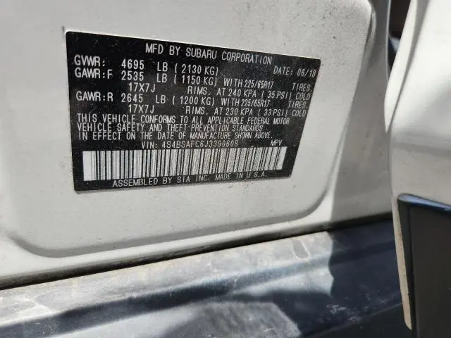 2018 SUBARU OUTBACK 2.5I PREMIUM  