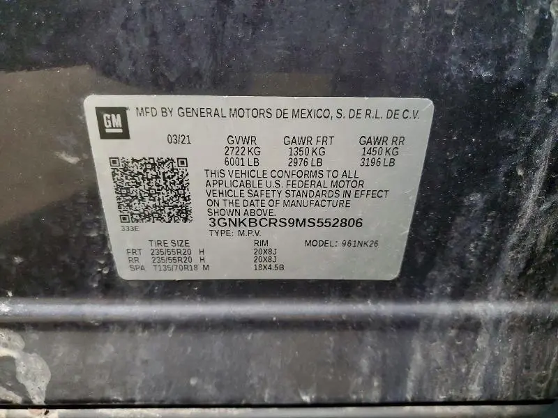 2021 CHEVROLET BLAZER 2LT  