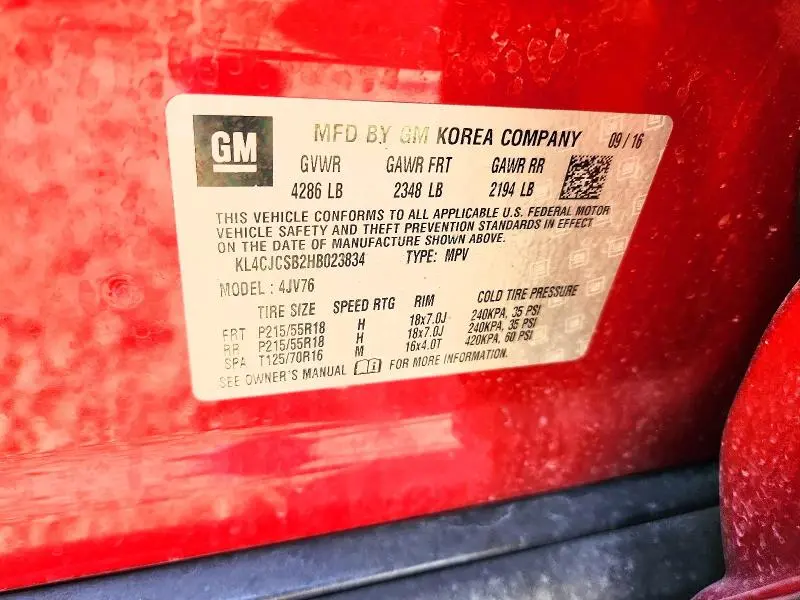 2017 BUICK ENCORE ESSENCE  