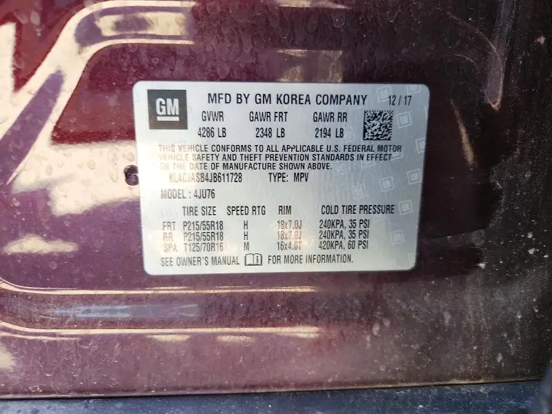 2018 BUICK ENCORE PREFERRED  