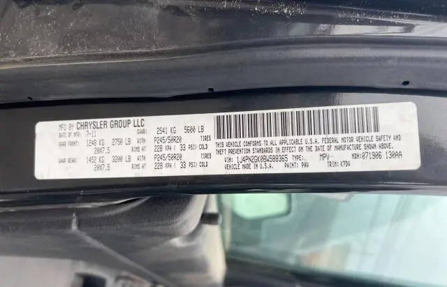 2011 JEEP LIBERTY SPORT  