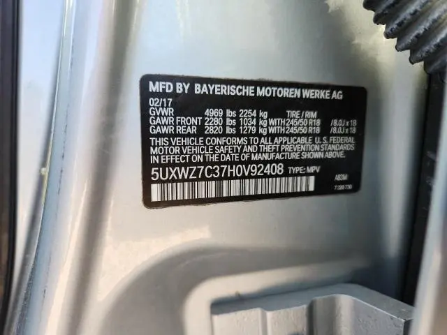 2017 BMW X3 SDRIVE28I  