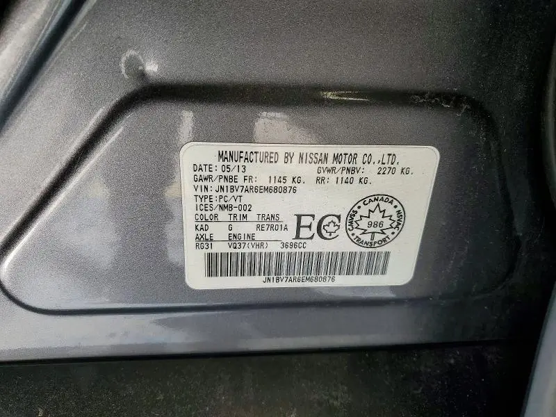 2014 INFINITI Q50 BASE  