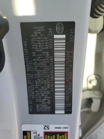 2022 TOYOTA CAMRY SE  