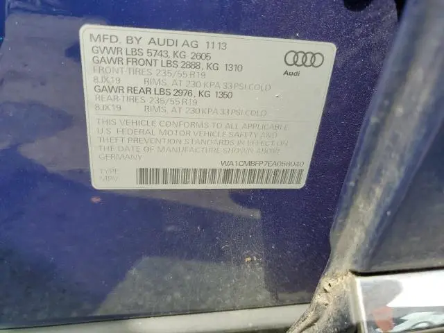 2014 AUDI Q5 TDI PREMIUM PLUS  