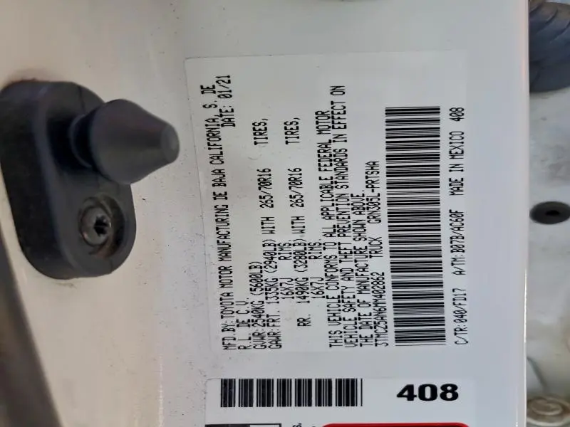 2021 TOYOTA TACOMA DOUBLE CAB  