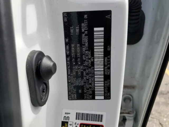 2020 TOYOTA HIGHLANDER HYBRID XLE  