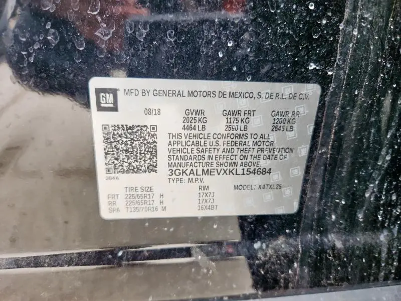 2019 GMC TERRAIN SLE  