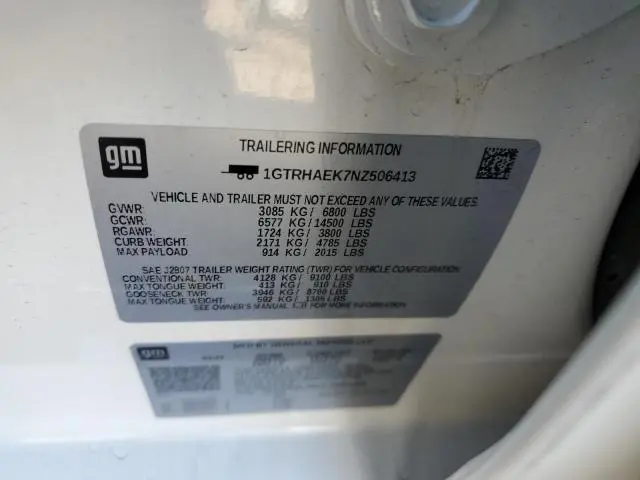 2022 GMC SIERRA C1500  