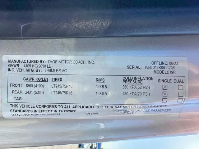 2022 MERCEDES-BENZ SPRINTER 2500  