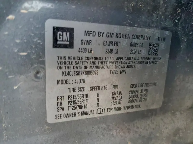 2019 BUICK ENCORE PREFERRED  