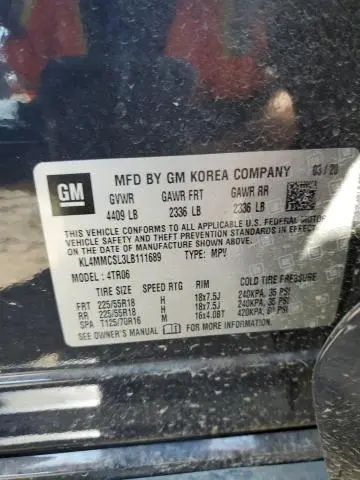 2020 BUICK ENCORE GX PREFERRED  