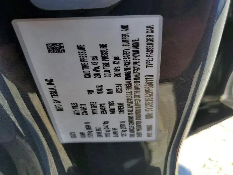 2023 TESLA MODEL 3   