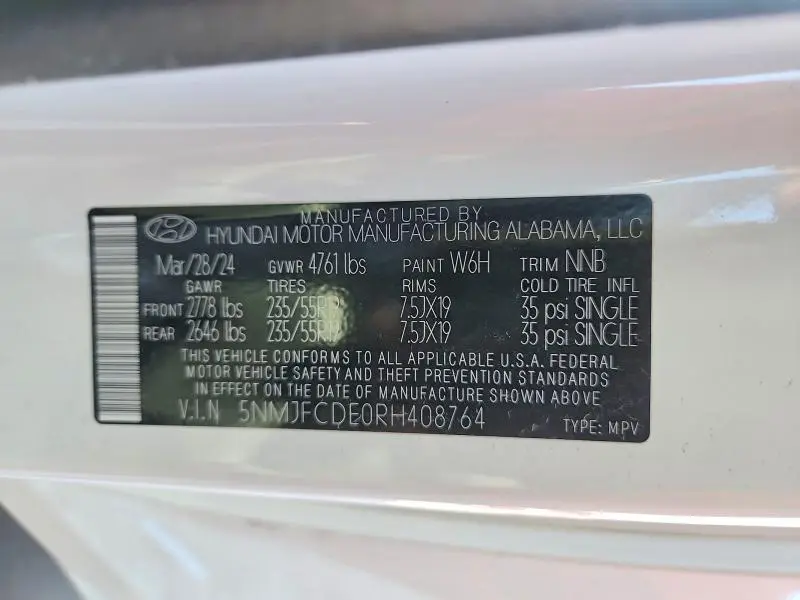 2024 HYUNDAI TUCSON SEL  