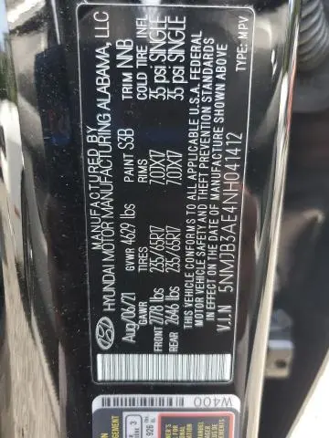 2022 HYUNDAI TUCSON SEL  