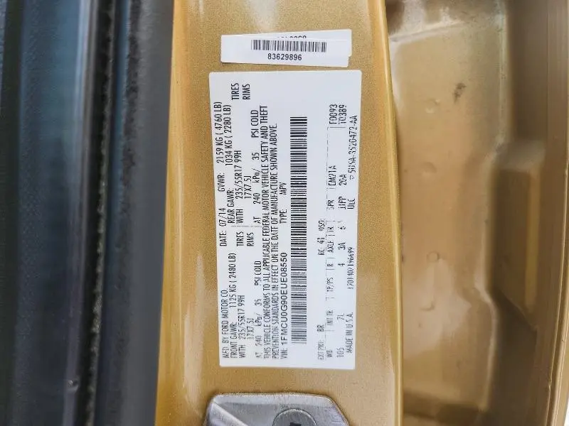 2014 FORD ESCAPE SE  