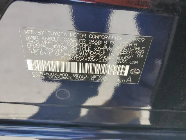 2010 LEXUS ES 350  