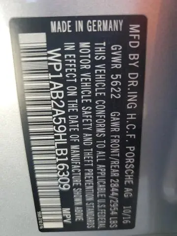 2017 PORSCHE MACAN S