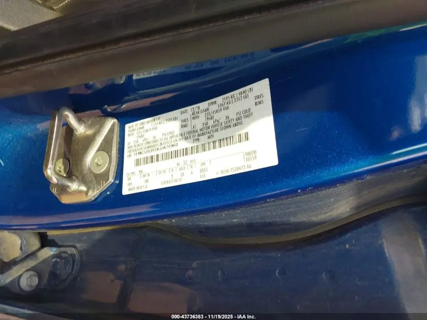 2019 FORD ESCAPE TITANIUM