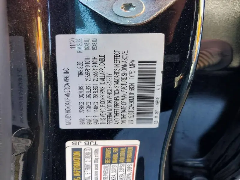 2021 ACURA RDX   