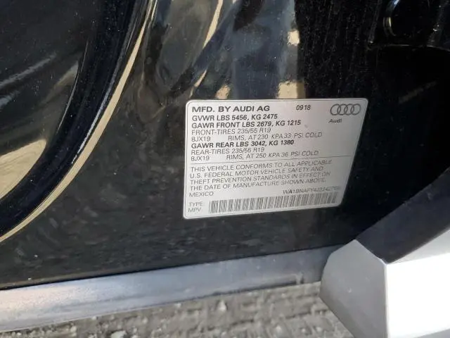 2018 AUDI Q5 PREMIUM PLUS  