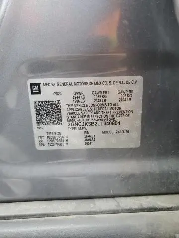 2020 CHEVROLET TRAX LS  