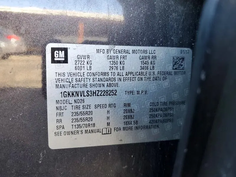 2017 GMC ACADIA ALL TERRAIN  