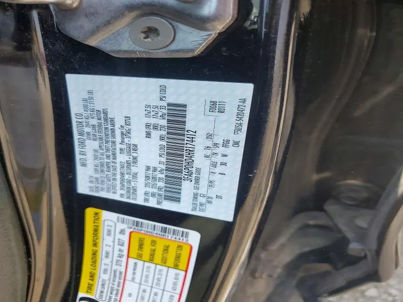 2017 FORD FUSION SE  