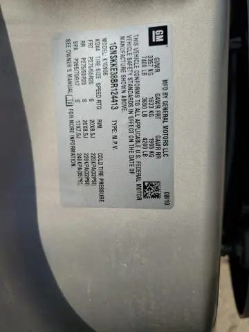 2011 CHEVROLET SUBURBAN K1500 LTZ  