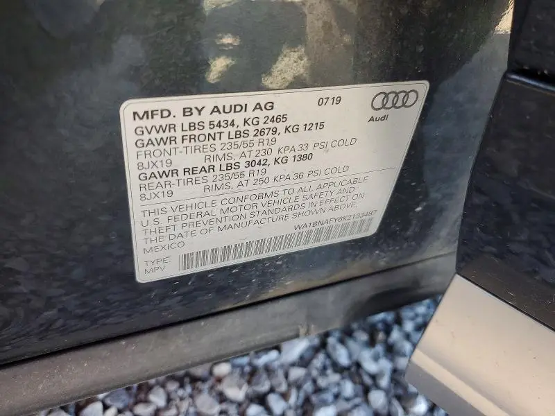 2019 AUDI Q5 PREMIUM PLUS  