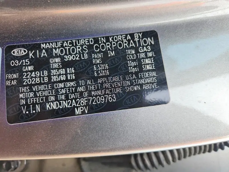 2015 KIA SOUL BASE  