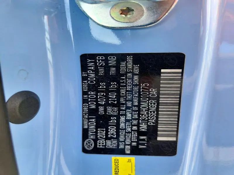 2021 HYUNDAI VELOSTER N BASE  