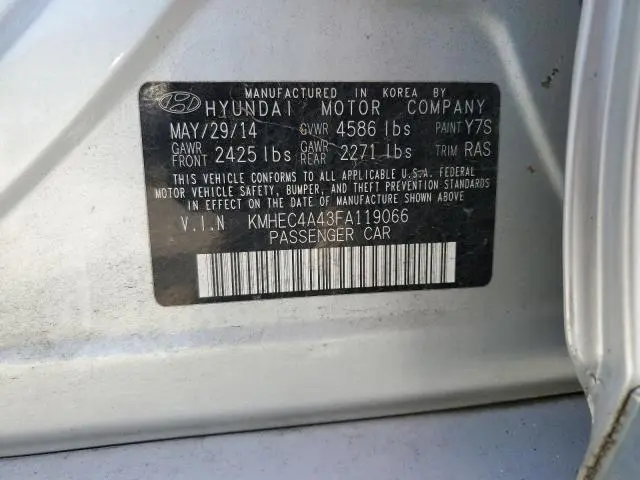 2015 HYUNDAI SONATA HYBRID  