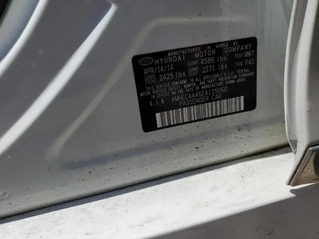 2014 HYUNDAI SONATA HYBRID
