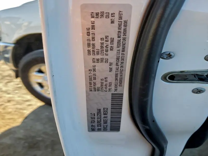 2020 RAM 2500 TRADESMAN  