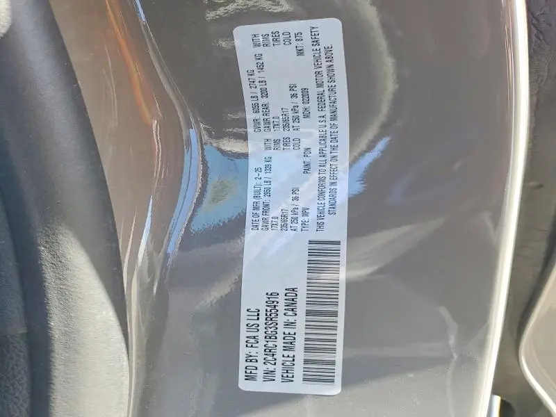 2025 CHRYSLER PACIFICA SELECT  
