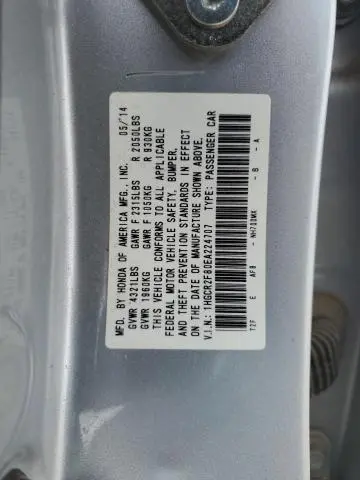 2014 HONDA ACCORD EXL