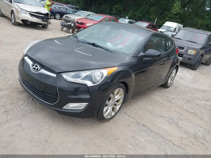 2012 HYUNDAI VELOSTER BASE W/RED/BLACK